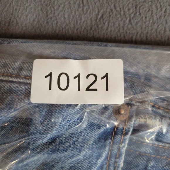 Abercrombie Fitch Denim Jean Shorts Womens 33/16 Loose High Rise Cut Off - Picture 8 of 8